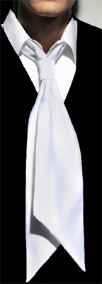 White - Satin Tie